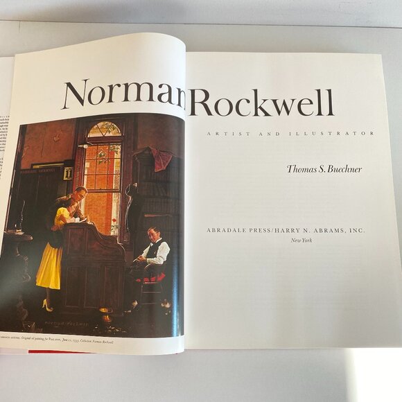 Norman Rockwell Large Artist and Illustrator Book - Picture 2 of 9